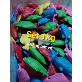 Đồ chơi câu cá 1kg /Cá nhựa cho bé