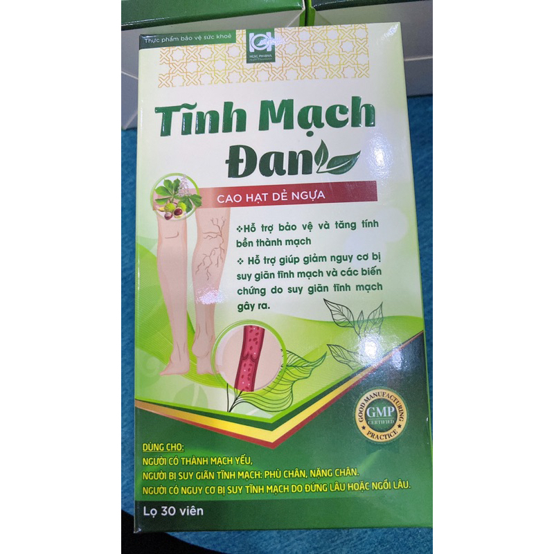 Viên uống suy giãn tĩnh mạch chân Tĩnh Mạch Đan