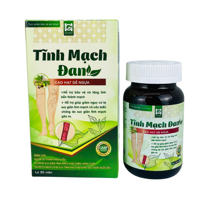 Viên uống suy giãn tĩnh mạch chân Tĩnh Mạch Đan