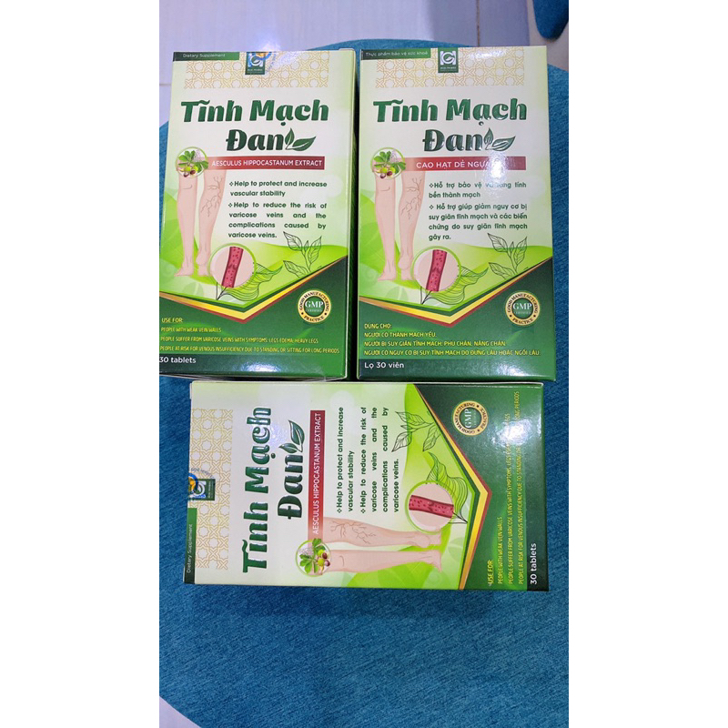 Viên uống suy giãn tĩnh mạch chân Tĩnh Mạch Đan