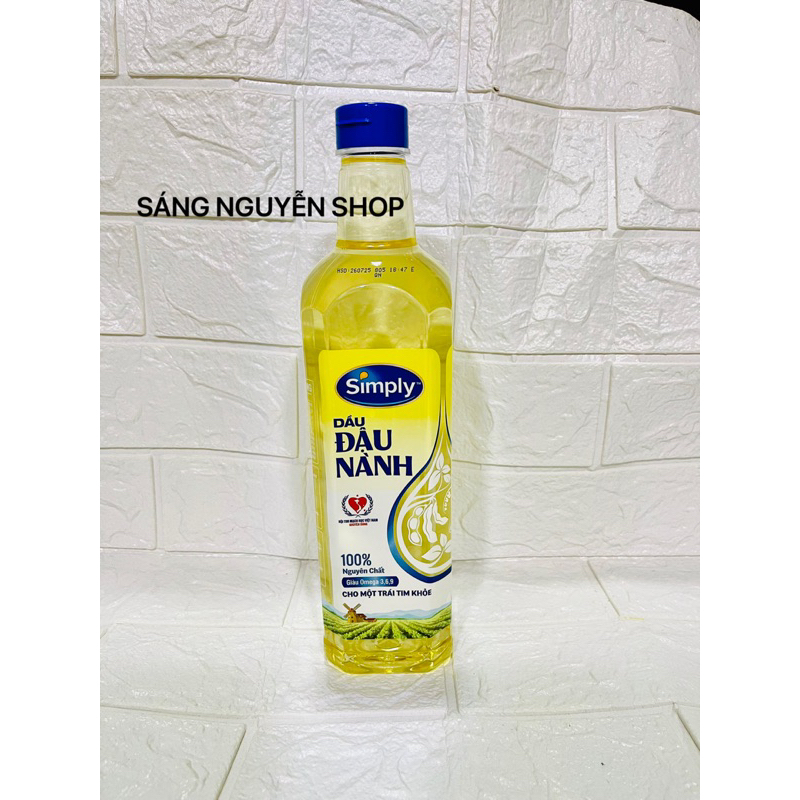 Dầu Ăn Đậu Nành Simply 1L-2L