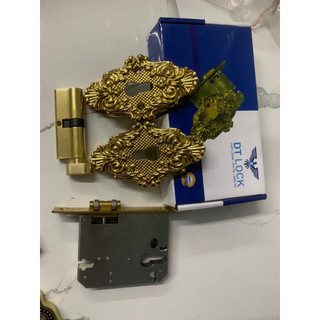 Khóa âm bằng đồng đúc thân con lăn