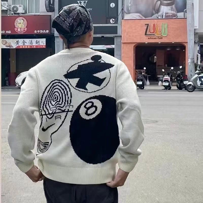 Sweater Len Stusssy 8Ball