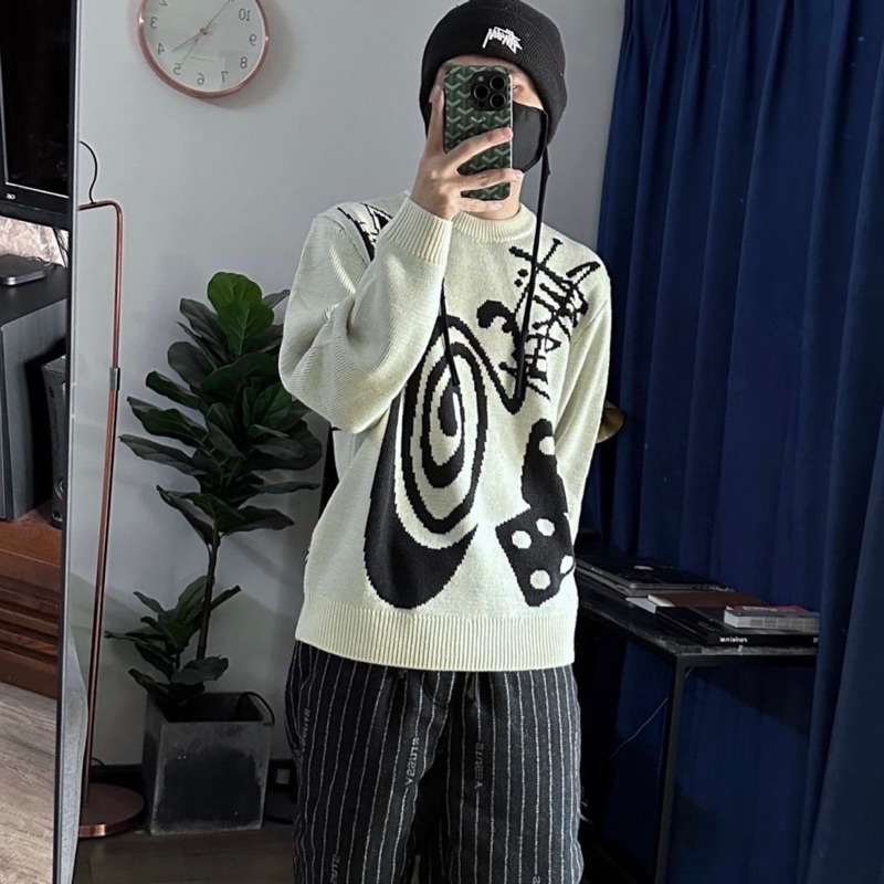 Sweater Len Stusssy 8Ball