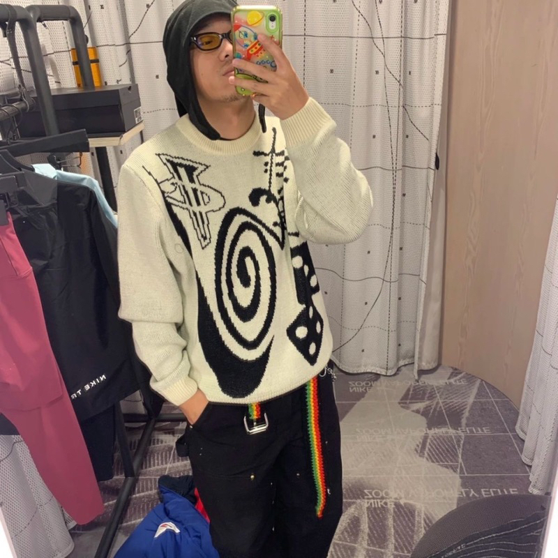 Sweater Len Stusssy 8Ball