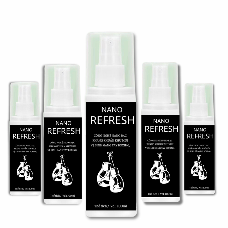 Xịt Khử Mùi Găng Tay Nano Refresh 100ml