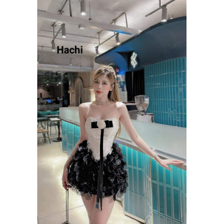Đầm tafta đính cv hoa siêu xinh