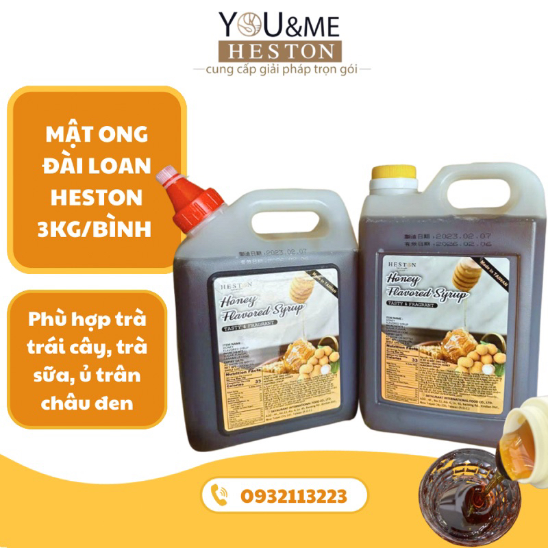 Syrup mật ong Đài Loan 3.3KG hiệu HESTON