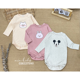 Body chip dài tay in hình dễ thương cho bé 5-13kg