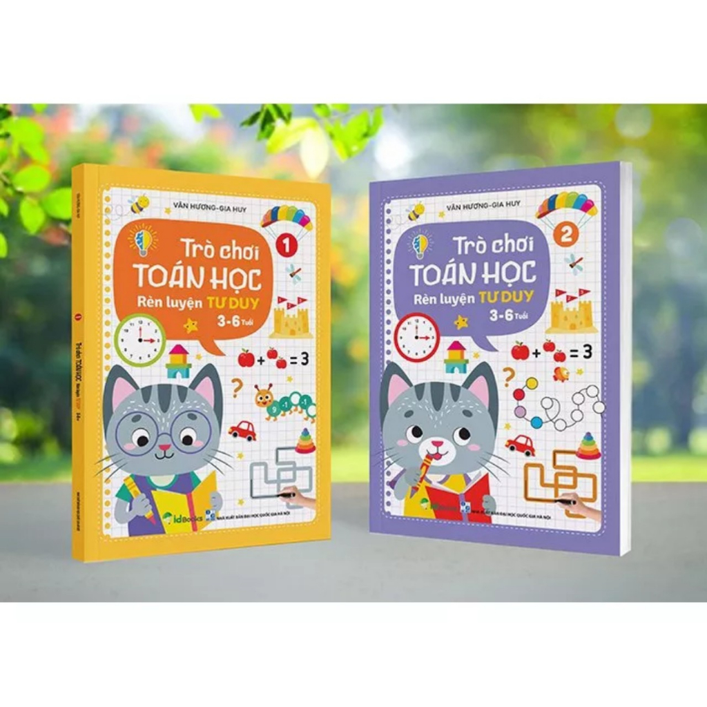 Sách - Trò chơi Toán Học - Rèn luyện Tư Duy (3 - 6 tuổi) - IDbooks