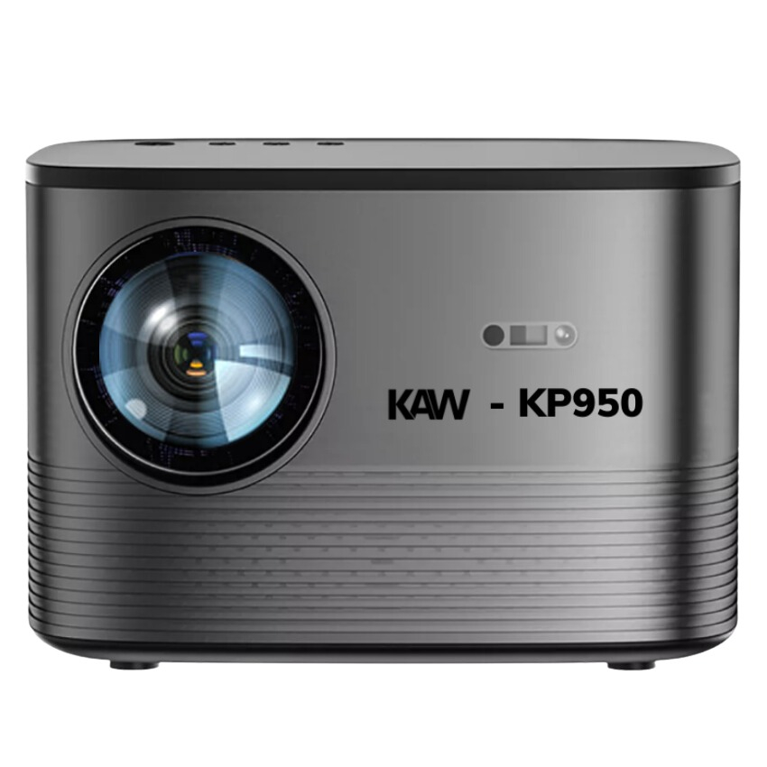 Máy chiếu mini KAW-KP950 Plus, hỗ trợ video 4k, hình chiếu siêu lớn, Phiên bản siêu nét cao cấp