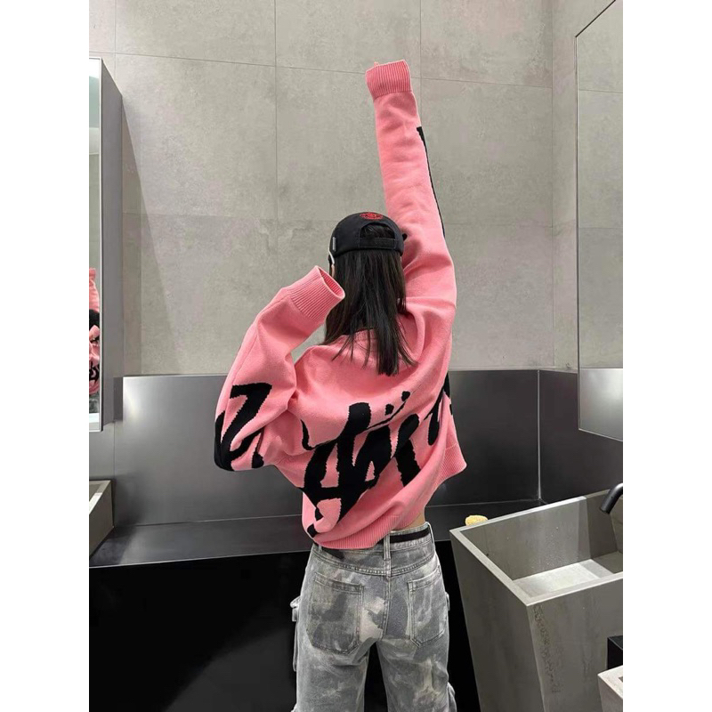 Sweater/Áo len STUSSY STOCK dệt kim
