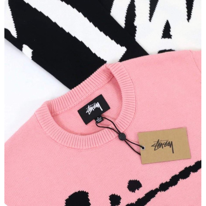 Sweater/Áo len STUSSY STOCK dệt kim