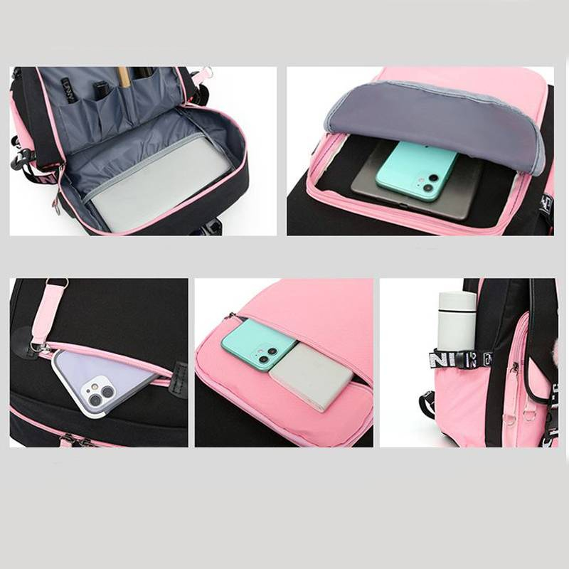 Ba Lô Đa Năng Thoáng Khí In Họa Tiết LISA BLACKPINK Thời Trang Dành Cho Nam Và Nữ - Hàng có sẵn