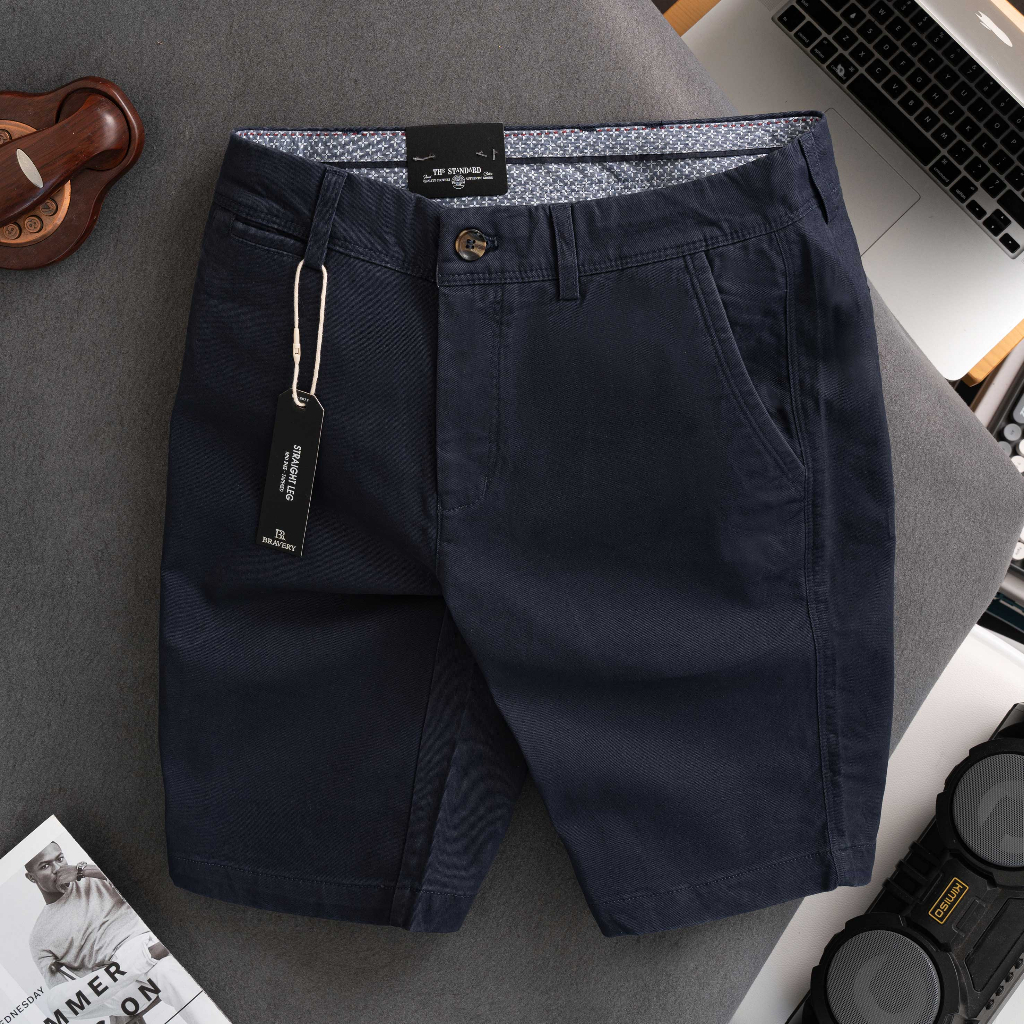 Quần short nam, Quần short kaki nam Bravery mềm mịn dày dặn, form regular fit - Bravery