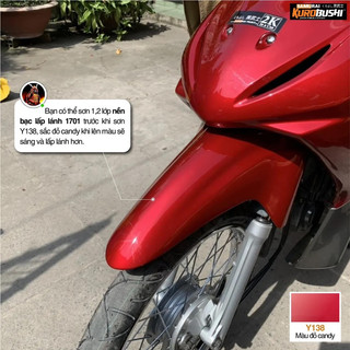 Y138 Sơn xịt Samurai MÀU ĐỎ CANDY