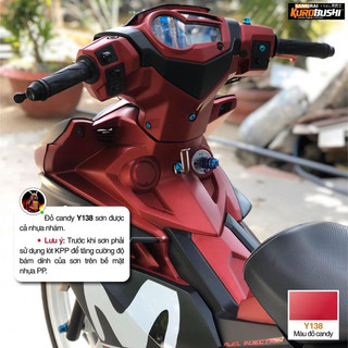 Y138 Sơn xịt Samurai MÀU ĐỎ CANDY