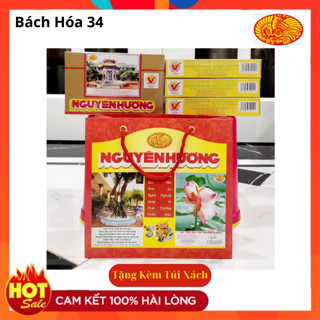 Combo 3 hộp bánh đậu xanh cao cấp Nguyên Hương 320gram - Đặc sản Hải Dương