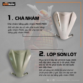 Y132 Sơn xịt Samurai MÀU XANH