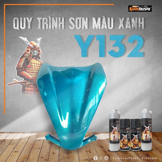 Y132 Sơn xịt Samurai MÀU XANH