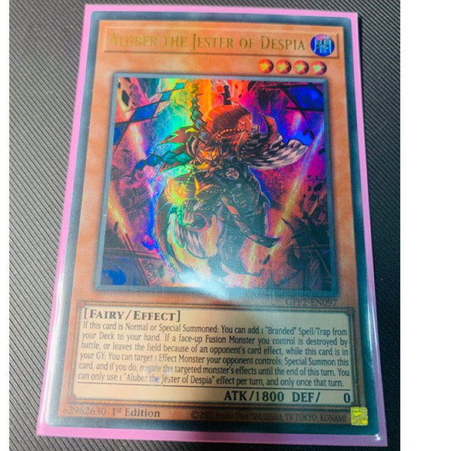 Thẻ bài Yugioh: Aluber the Jester of Despia (TCG)