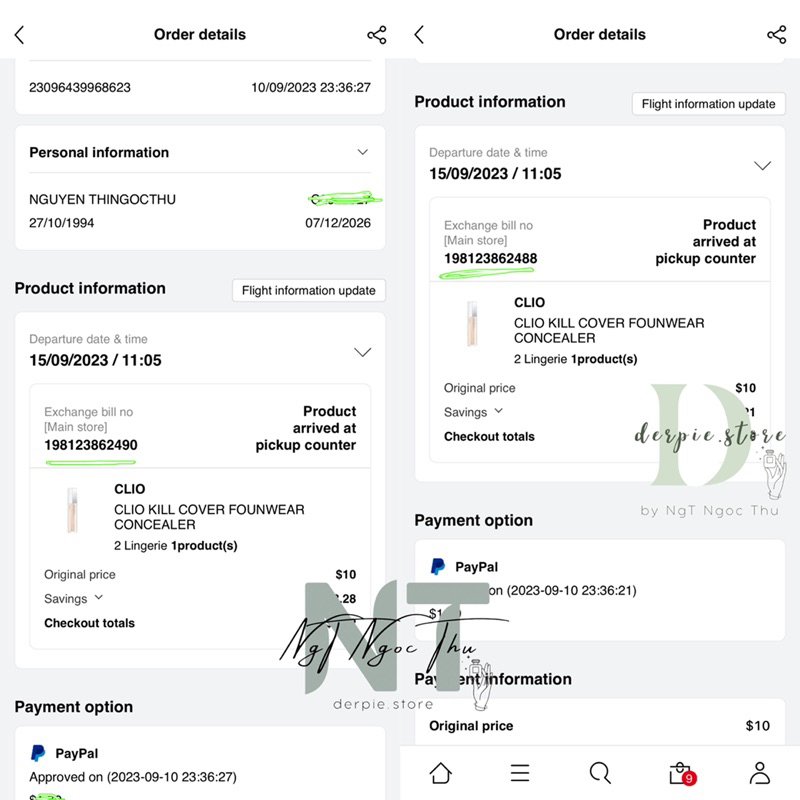 Che Khuyết Điểm Clio Kill Cover Founwear Concealer 6g - kiềm dầu, che phủ cao