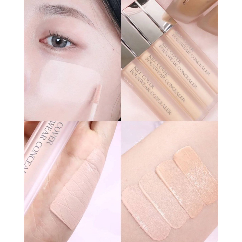 Che Khuyết Điểm Clio Kill Cover Founwear Concealer 6g - kiềm dầu, che phủ cao