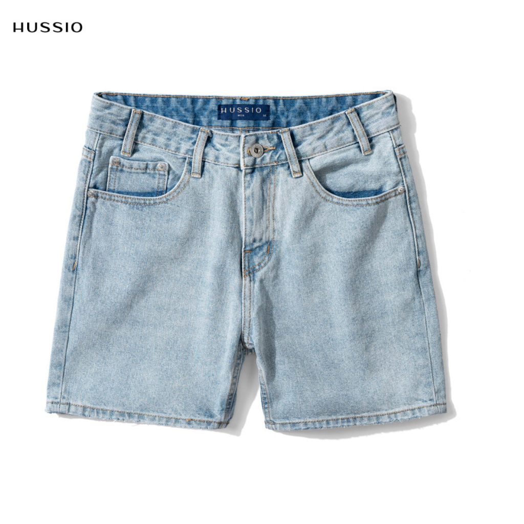 [Mã FADEP2212 giảm 10k đơn từ 99k] Quần Short nam BLUE JEAN cao cấp, trẻ trung, lịch lãm, chuẩn form - HUSSIO