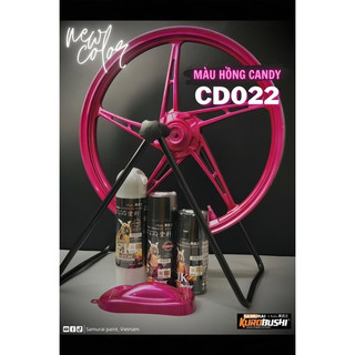 CD022 Sơn xịt Samurai MÀU HỒNG CANDY