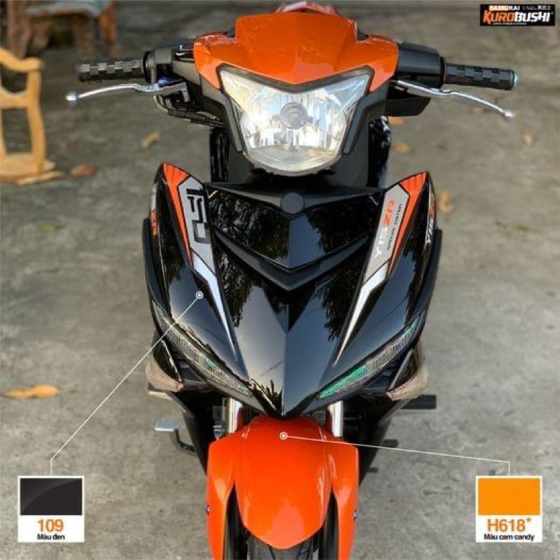 H618 Sơn xịt Samurai MÀU CAM CANDY