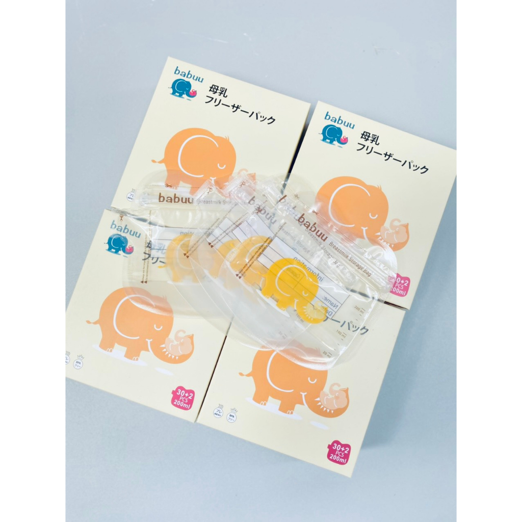 Túi trữ sữa 250ml cao cấp có vòi rót Babuu