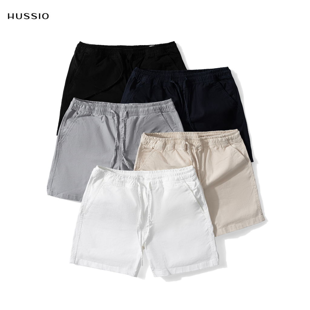 Quần Short nam vải Kaki nhung cao cấp, trẻ trung, lịch lãm, chuẩn form - HUSSIO