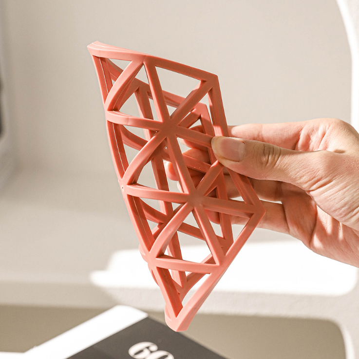 Đế lót nồi, ly để bàn bếp cách nhiệt bằng silicone phong cách Bắc Âu