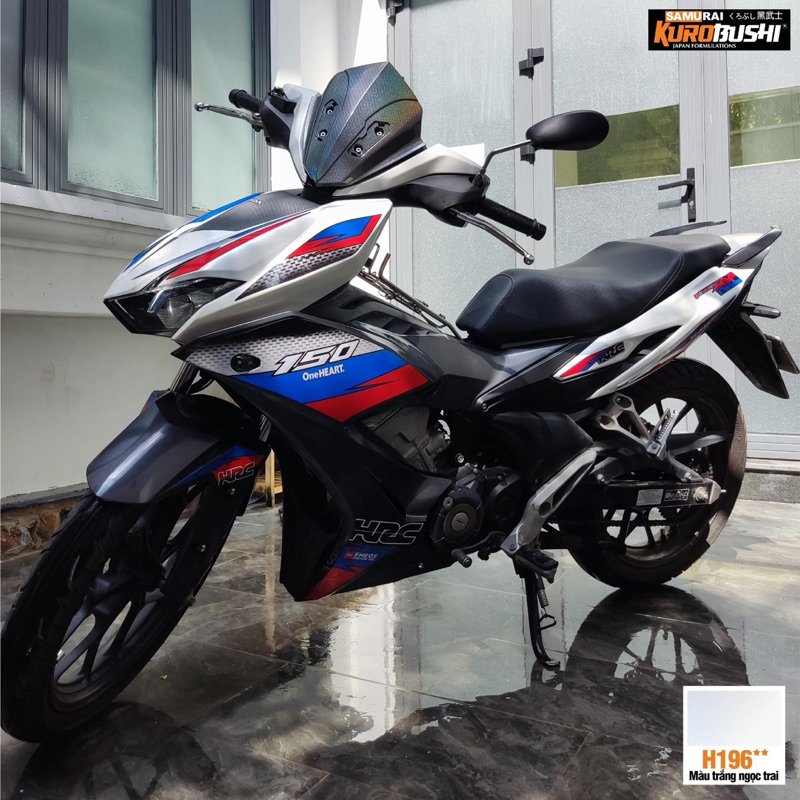 H196 Sơn xịt Samurai MÀU TRẮNG NGỌC TRAI