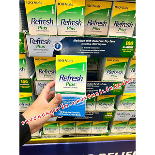 [HÀNG MỸ • ĐỦ BILL] Nước Mắt Nhân Tạo Dạng Tép • REFRESH PLUS • LUBRICANT EYE DROPS