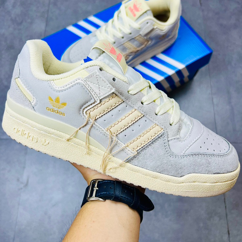 Giày Sneaker Cổ Thấp AD Forum 84 Low Off White GW0299 Da Lộn Hàng SC