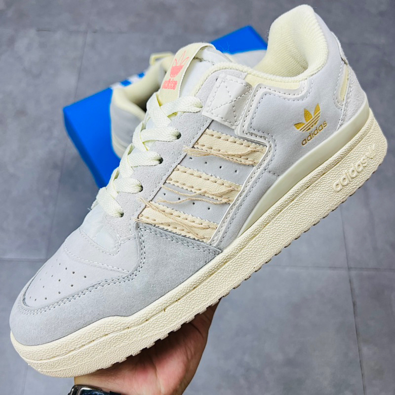 Giày Sneaker Cổ Thấp AD Forum 84 Low Off White GW0299 Da Lộn Hàng SC