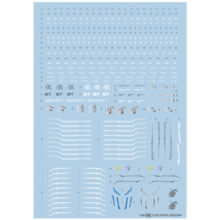 Đề can - Decal nước cho mô hình lắp ráp MGEX Strike Freedom