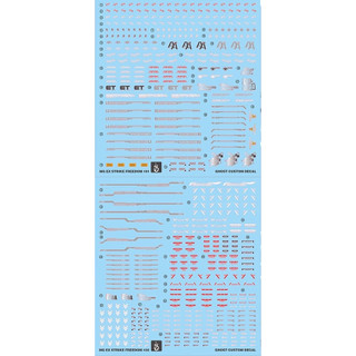 Đề can - Decal nước cho mô hình lắp ráp MGEX Strike Freedom