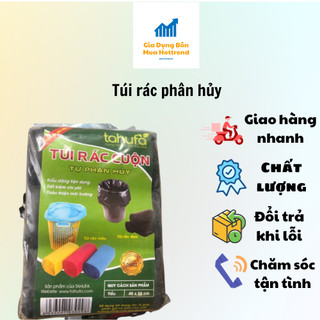 Túi đựng rác tự phân hủy, túi bóng đen đựng rác