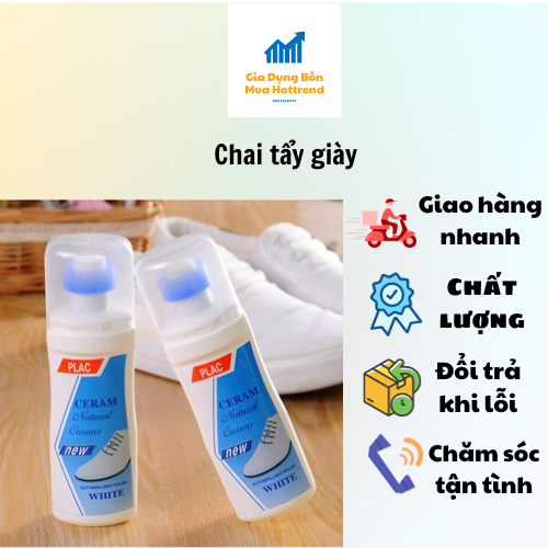 Chai tẩy giày, vệ sinh giày siêu sạch