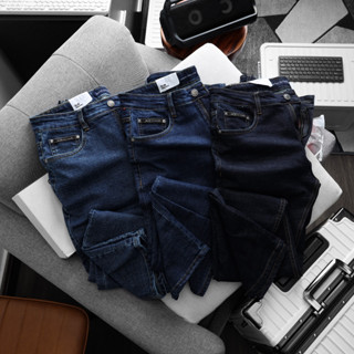 Quần jean nam xuất dư xịn DÁNG SUÔNG FORM ỐNG ĐỨNG chất mềm co giãn bigsize 100kg  - 3bros