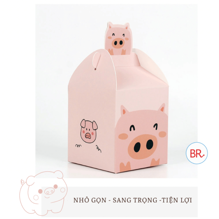 Set combo hộp quà trung thu cute, hình thú