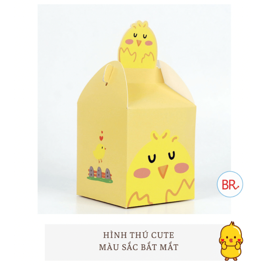 Set combo hộp quà trung thu cute, hình thú