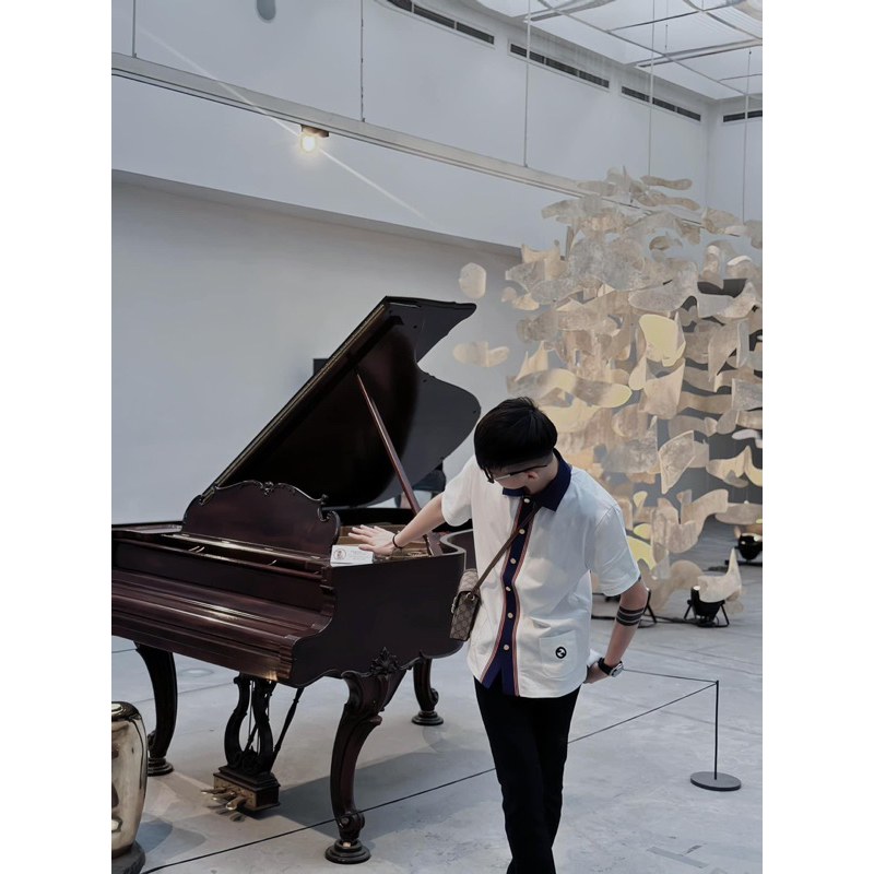 Áo Polo GG Gold Button mới về hàng siêu cấp chuẩn tag mác