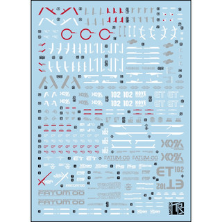 Đề can - Decal nước MG Justice Gundam