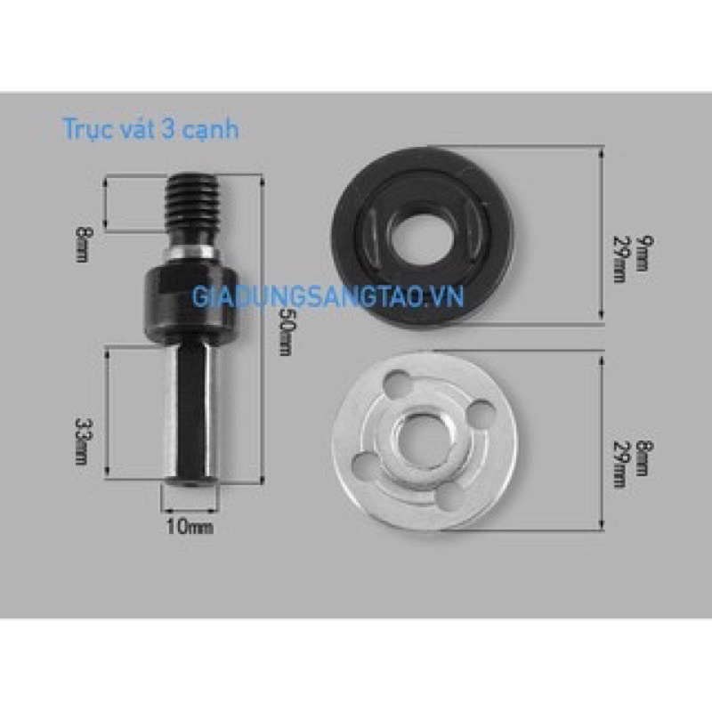 Đầu Chuyển Máy Khoan Thành Máy Mài,Máy Cắt Đa Năng Dùng Được các loại máy khoan   :