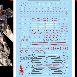Đề can - Decal nước dành cho mô hình MG Proto Wing Zero Gundam