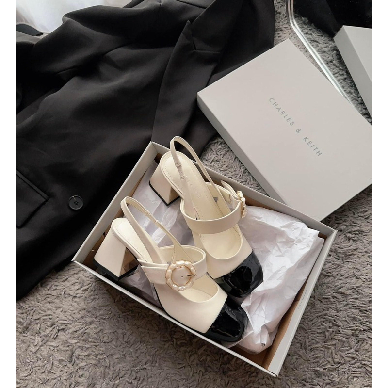 Giày C K 5cm kèm hộpp