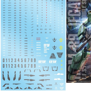 Đề can - Decal nước MG Jegan